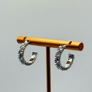 Elegant Silver Hoop Earrings